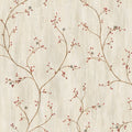 3123-44031 - Justine Light Grey Berry Trail Wallpaper by Chesapeake