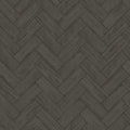 3123-10110 - Kaliko Dark Grey Wood Herringbone Wallpaper by Chesapeake