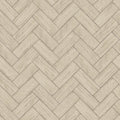 3123-10105 - Kaliko Taupe Wood Herringbone Wallpaper by Chesapeake