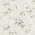 3123-76306 - Magnolia Light Blue Hydrangea Trail Wallpaper by Chesapeake