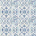 3123-12332 - Sonoma Blue Spanish Tile Wallpaper by Chesapeake