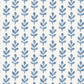 3123-13841 - Whiskers Blue Leaf Wallpaper by Chesapeake