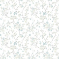 3122-10910 - Glinda Aqua Floral Trail Wallpaper by Chesapeake