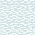 3122-10504 - Nunkie Aqua Sardine Wallpaper by Chesapeake