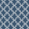 3122-11002 - Quelala Navy Ring Ogee Wallpaper by Chesapeake