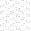 3122-10400 - Yoop White Dog Wallpaper by Chesapeake
