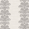 LN10500 - Palm Frond Stripe Stringcloth Wallpaper-Luxe Retreat by Lillian August