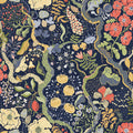 2932-65101 - Ann Blue Floral Vines Wallpaper by A Street