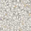 2932-65104 - Kirke Grey Leavy Vines Wallpaper- by A Street