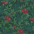 4044-38028-1 - Malecon Green Floral Wallpaper by Advantage