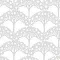 2970-26110 - Dawson Light Grey Magnolia Tree Wallpaper- by A Street