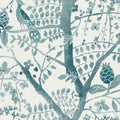 BO6632 - Peacock Block Print Wallpaper by Boho Luxe/York