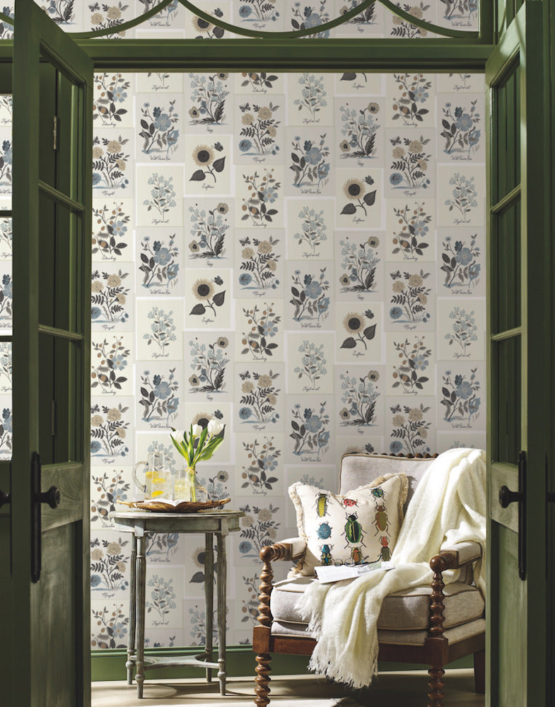 Rifle Paper Co Botanical Prints Wallpaper