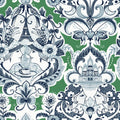 2973-90887 - Sadie Green Parisian Damask Wallpaper by A Street