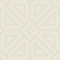 2973-87370 - Voltaire Gold Beaded Geometric Wallpaper by A Street