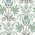 MN1910 - Seaside Jacobean Wallpaper- Mediterranean by York