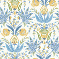 MN1913 - Seaside Jacobean Wallpaper- Mediterranean by York