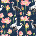 4081-87550 - Barton Navy Heron Wallpaper by A Street
