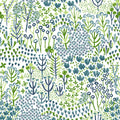 4081-26347 - Chilton Teal Wildflowers Wallpaper by A Street