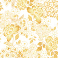 4081-26302 - Irina Yellow Floral Blooms Wallpaper by A Street