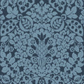 4081-26334 - Marni Navy Fruit Damask Wallpaper by A Street
