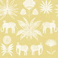 4014-26434 - Bazaar Yellow Elephant Oasis Wallpaper by A Street