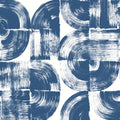 4014-26407 - Giulietta Blue Painterly Geometric Wallpaper by A Street