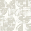 4014-26406 - Giulietta Light Grey Painterly Geometric Wallpaper by A Street