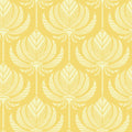 4014-26427 - Palmier Yellow Lotus Fan Wallpaper by A Street