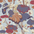 GO8291 - Lotus Pond Sky/Multi Wallpaper- Greenhouse by York