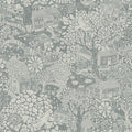 4111-63005 - Bygga Bo Blue Woodland Village Wallpaper by A Street