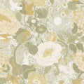 4111-63015 -Vaxa Grey Rabbits & Rosehips Wallpaper by A Street
