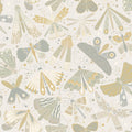 4111-63025 - Flyga Light Blue Butterfly Bonanza Wallpaper by A Street
