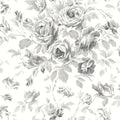 4072-70026 - Manon Charcoal Rose Stitch Wallpaper by Chesapeake