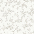 4072-70063 -Nightingale Taupe Floral Trail Wallpaper by Chesapeake