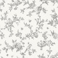 4072-70065 -Nightingale Charcoal Floral Trail Wallpaper by Chesapeake