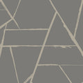 CC1292 - Grey Metallic Intersect Wallpaper by Carol Benson Cobb