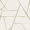 CC1293 - Beige Metallic Intersect Wallpaper by Carol Benson Cobb