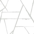 CC1296 - Silver Metallic Intersect Wallpaper by Carol Benson Cobb