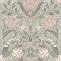 4080-44105 - Filippa Grey Tulip Wallpaper by A Street