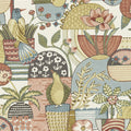 4066-26556 - Fika Mustard Blissful Birds & Blooms Wallpaper by A Street