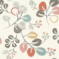 4066-25122 - Jonah Multicolor Leaf Trail Wallpaper by A Street