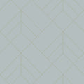 4066-26547 - Sander Light Blue Geometric Wallpaper by A Street