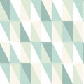 4060-138920 - Inez Teal Geometric Wallpaper by Chesapeake