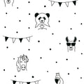 4060-381382 - Orlow Black Llama Wallpaper by Chesapeake