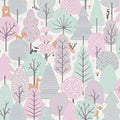 4060-51603 - Quillen Pink Forest Wallpaper by Chesapeake