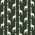 4060-139060 - Vivi Green Giraffe Wallpaper by Chesapeake