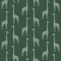 4060-139061 - Vivi Teal Giraffe Wallpaper by Chesapeake