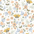 4060-58105 - Zev Coral Butterfly Wallpaper by Chesapeake