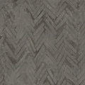 4105-86611 - Amesemi Dark Grey Distressed Herringbone Wallpaper by A Street